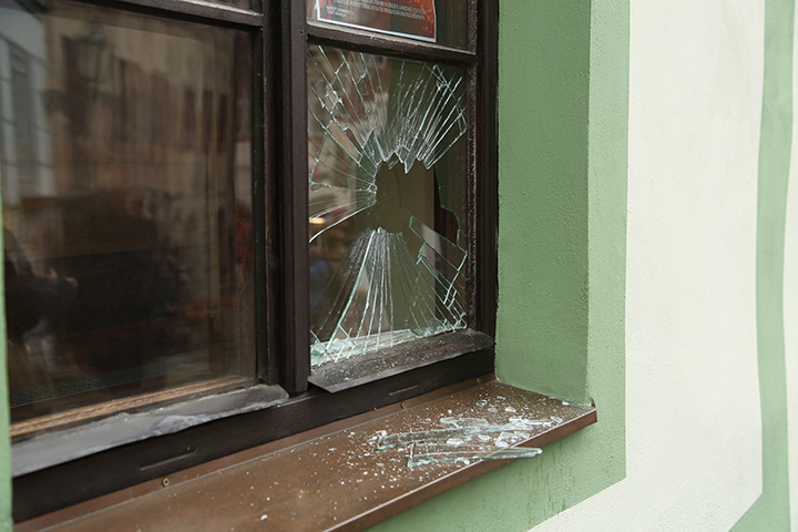 A2B Glass are able to board up broken windows while they are being repaired in North Ealing.